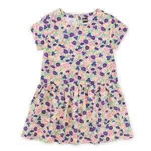 NWT Tea Collection Floral Double Pocket Woven Cotton Dress - Multicolor Size 12